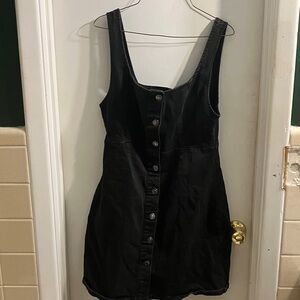 Denim&Co Black Mini Dress